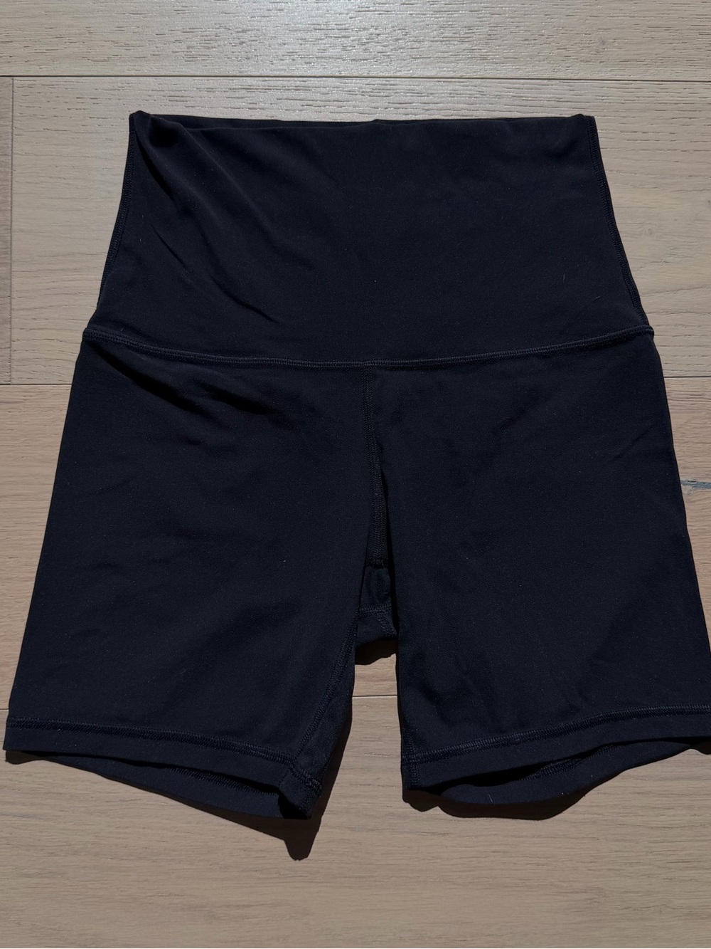 lululemon athletica Black Super High-Waist Align Shorts 6